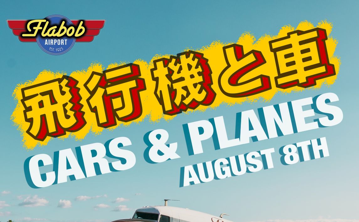 Flabob Cars And Planes Car Show partial flyer August 2026
